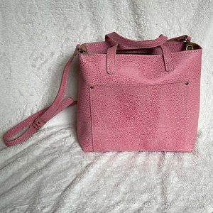 🦄Portland Leather Goods Medium Zippered Crossbody - Bubblegum